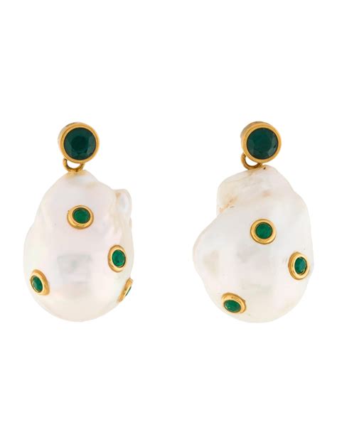 celine baroque drop earrings|celine earrings for sale.